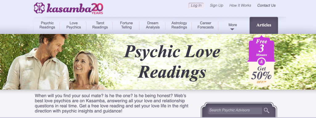 Kasamba Psychics Love Readings